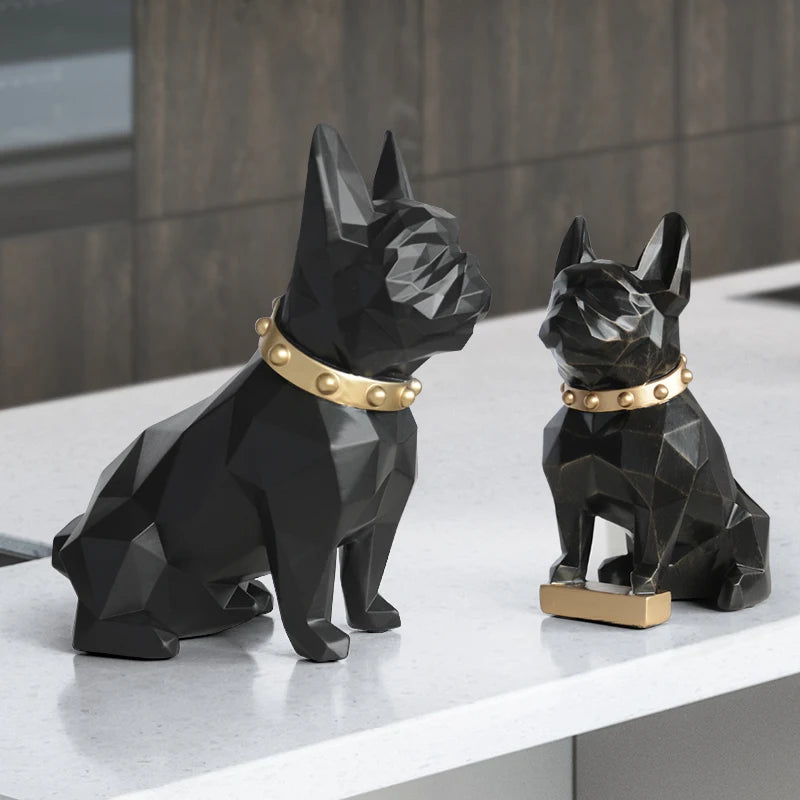 Dog Statue Home Crafts Sculpture Resine Mor image 4