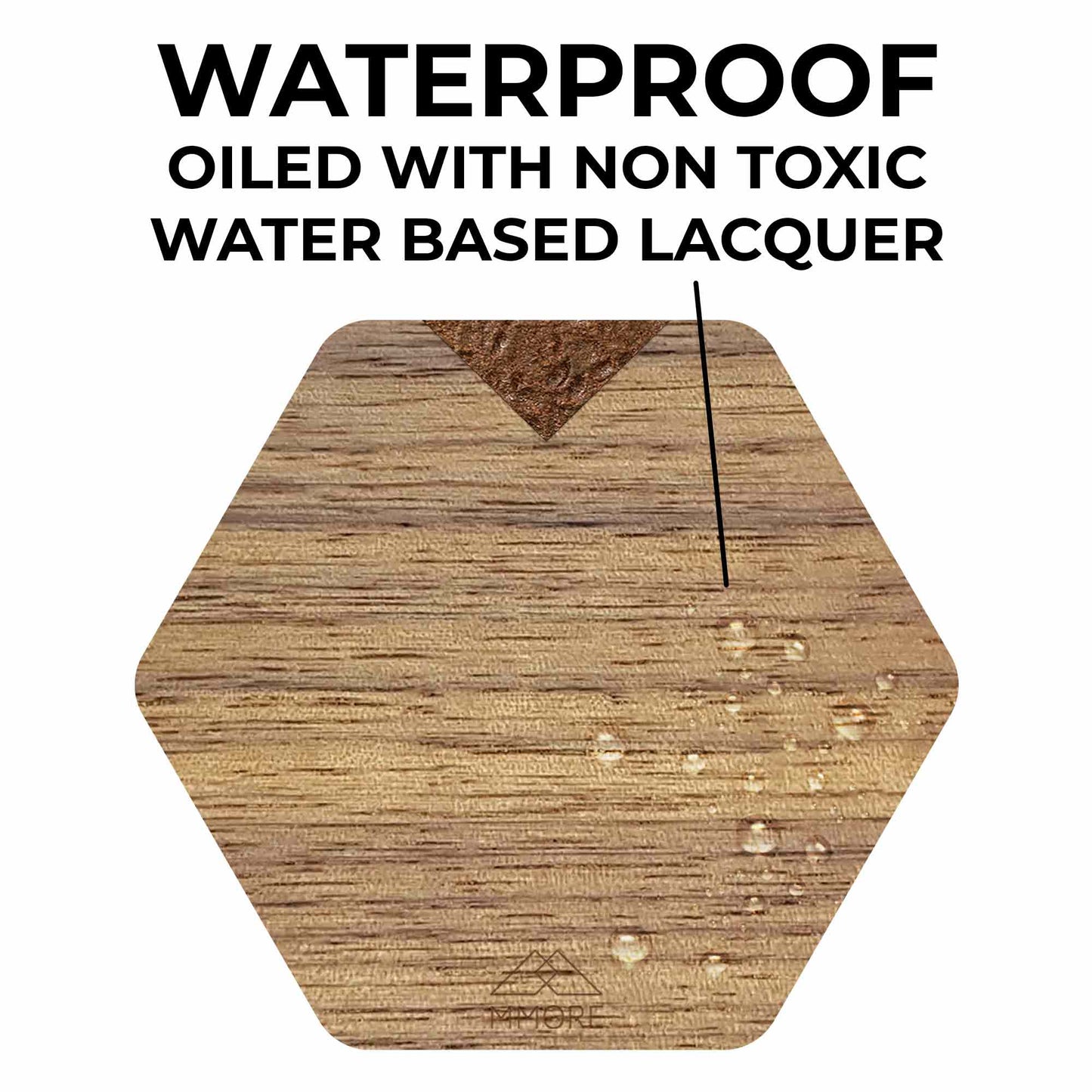 PERSONALIZED Wooden Coasters - American Walnut / Set of 4 Coasters image 1