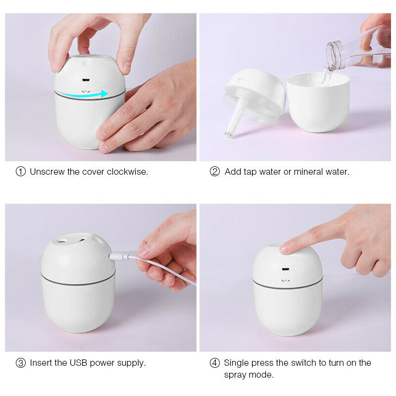 Air Humidifier USB Oil Diffuser Car Purifier for Home Car image 11